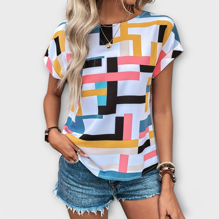 Vintém d'Ouro - Blusa de manga curta