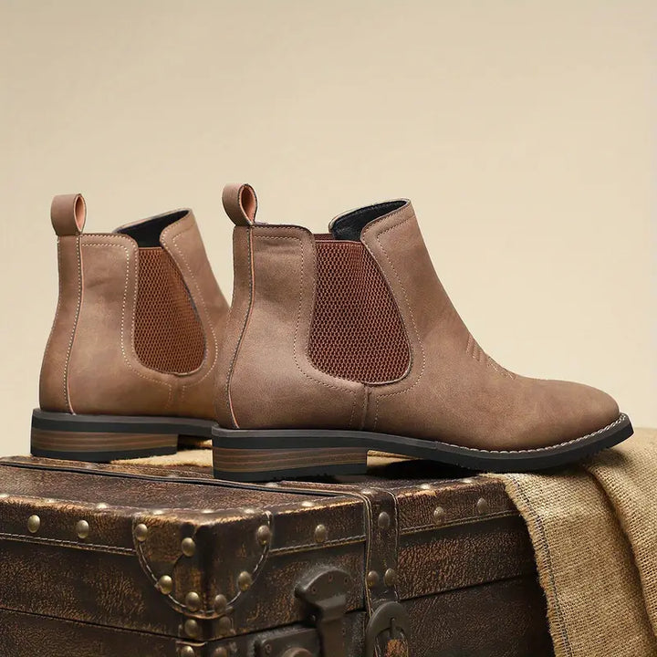 Vintém d'Ouro - Botas de couro elegantes para homem