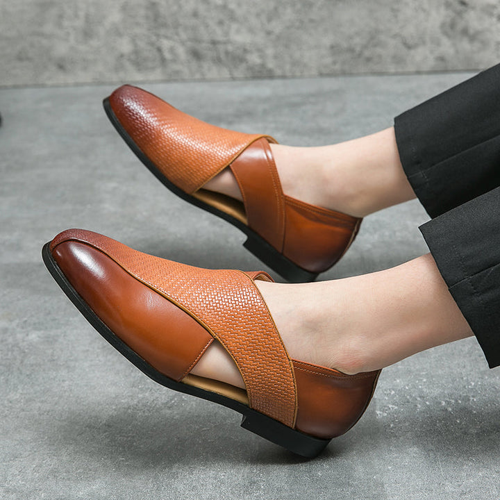 Vintém d'Ouro - Mocassins de couro vintage