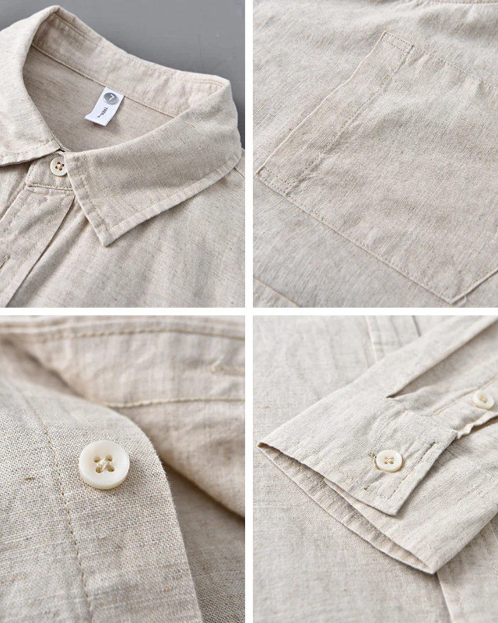 Vintém d'Ouro - Camisa de linho Doha