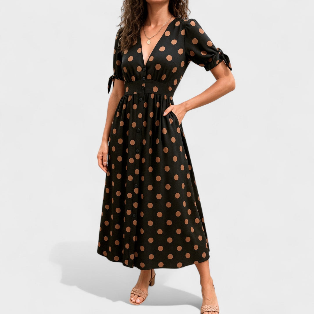 Vintém d'Ouro - Vestido Lunar Midi