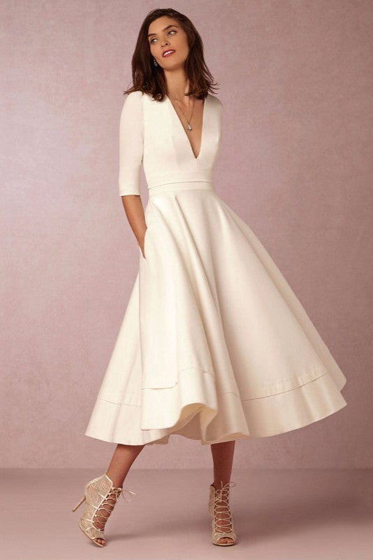 Vintém d'Ouro - Vestido Midi Feminino