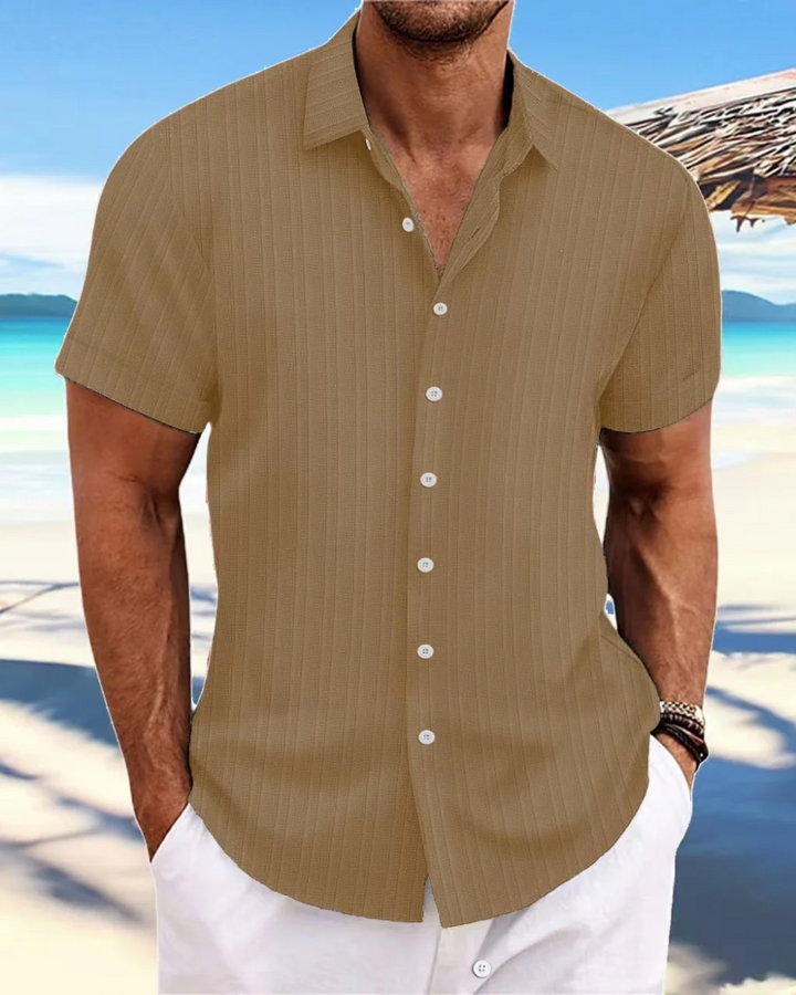 Vintém d'Ouro - Camisa casual de manga curta