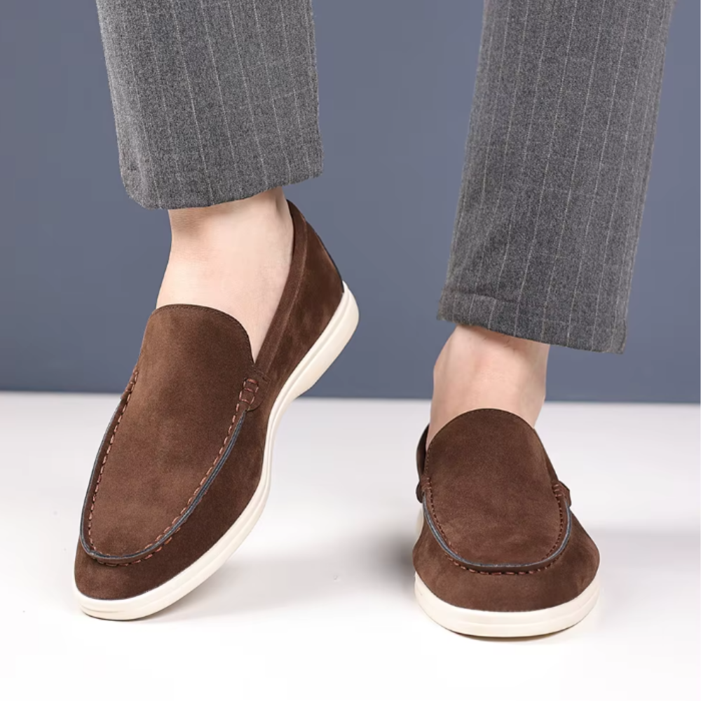 Vintém d'Ouro - Mocassins de camurça de luxo