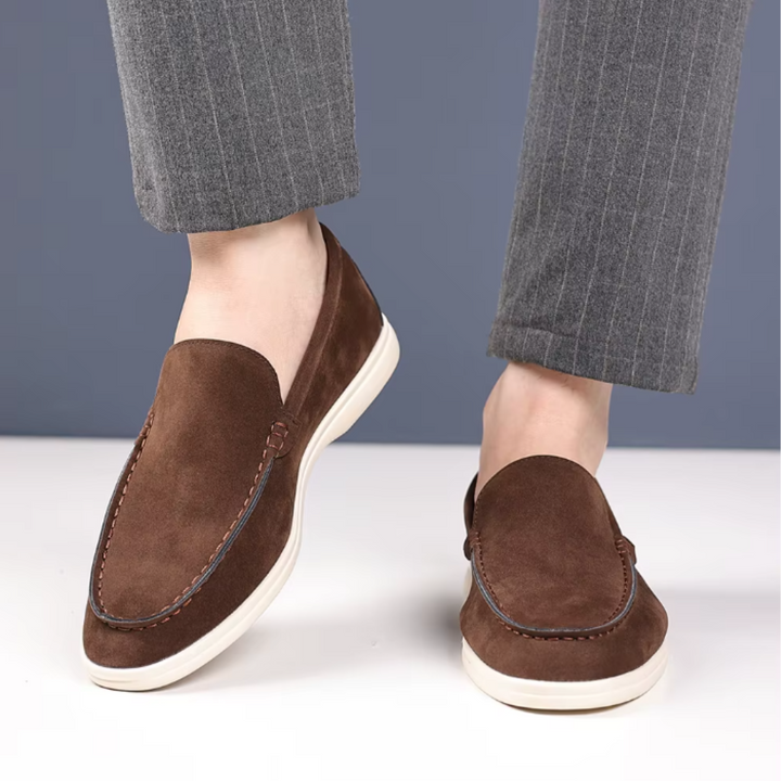 Vintém d'Ouro - Mocassins de camurça de luxo