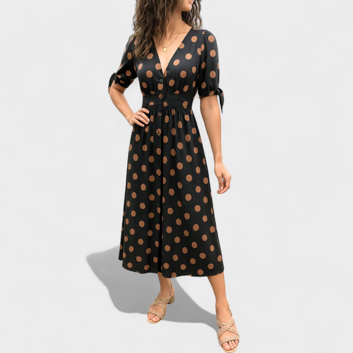 Vintém d'Ouro - Vestido Lunar Midi