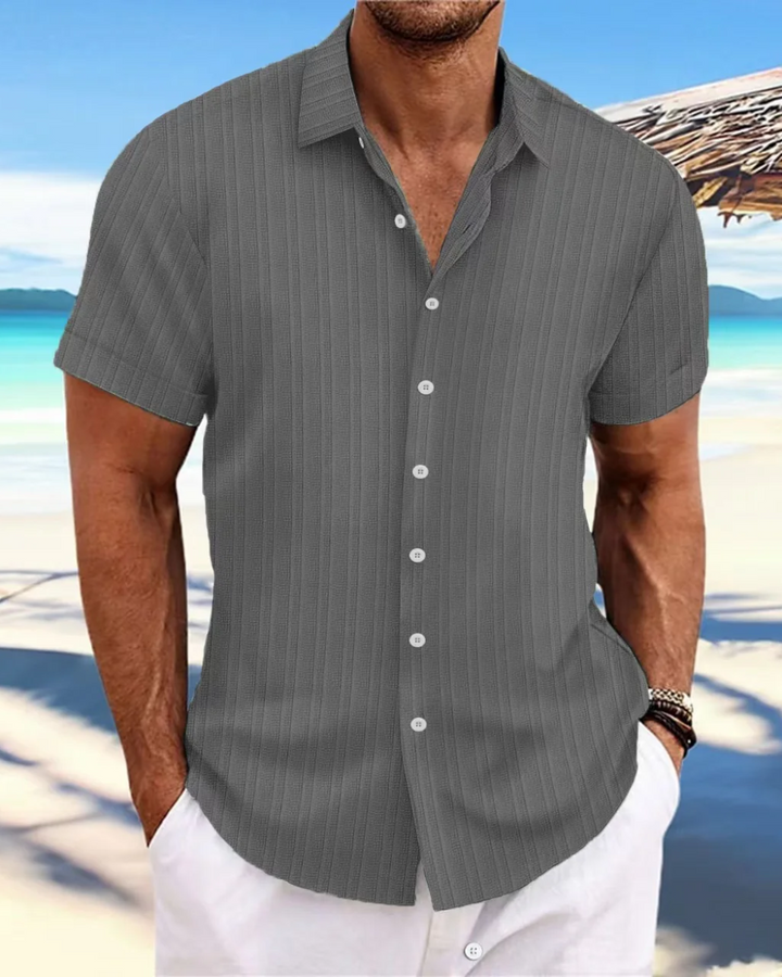 Vintém d'Ouro - Camisa casual de manga curta