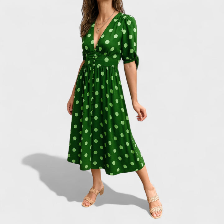 Vintém d'Ouro - Vestido Lunar Midi