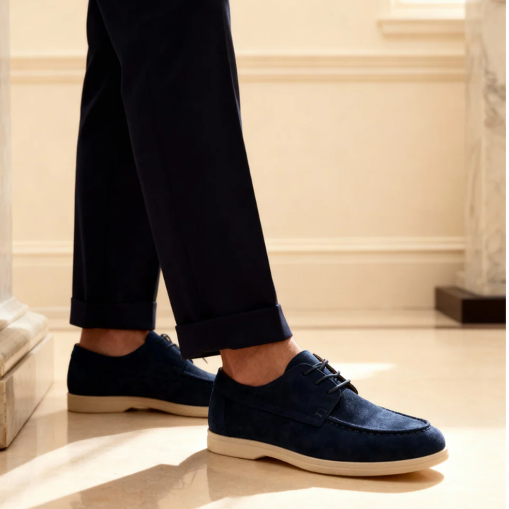 Vintém d'Ouro - Sapatos elegantes de camurça