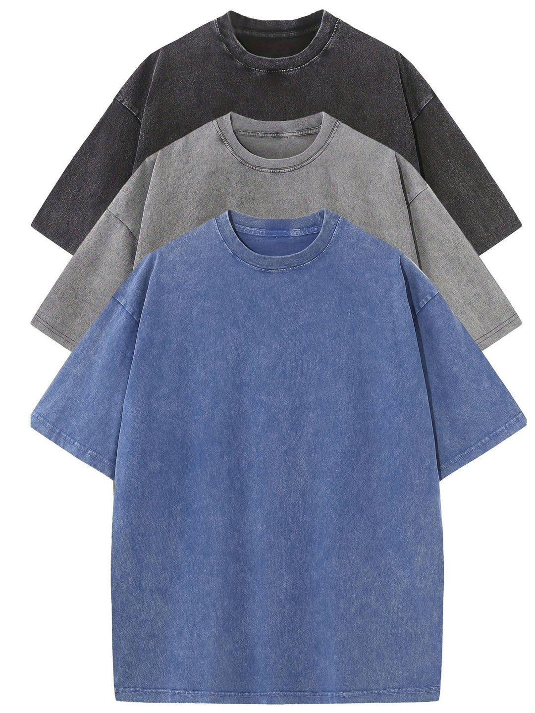 Vintém d'Ouro - Conjunto de t-shirts de algodão casual tamanho grande