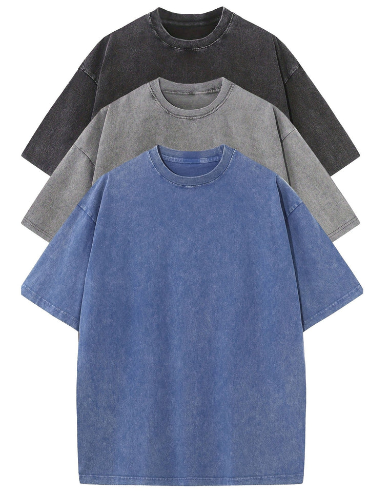 Vintém d'Ouro - Conjunto de t-shirts de algodão casual tamanho grande