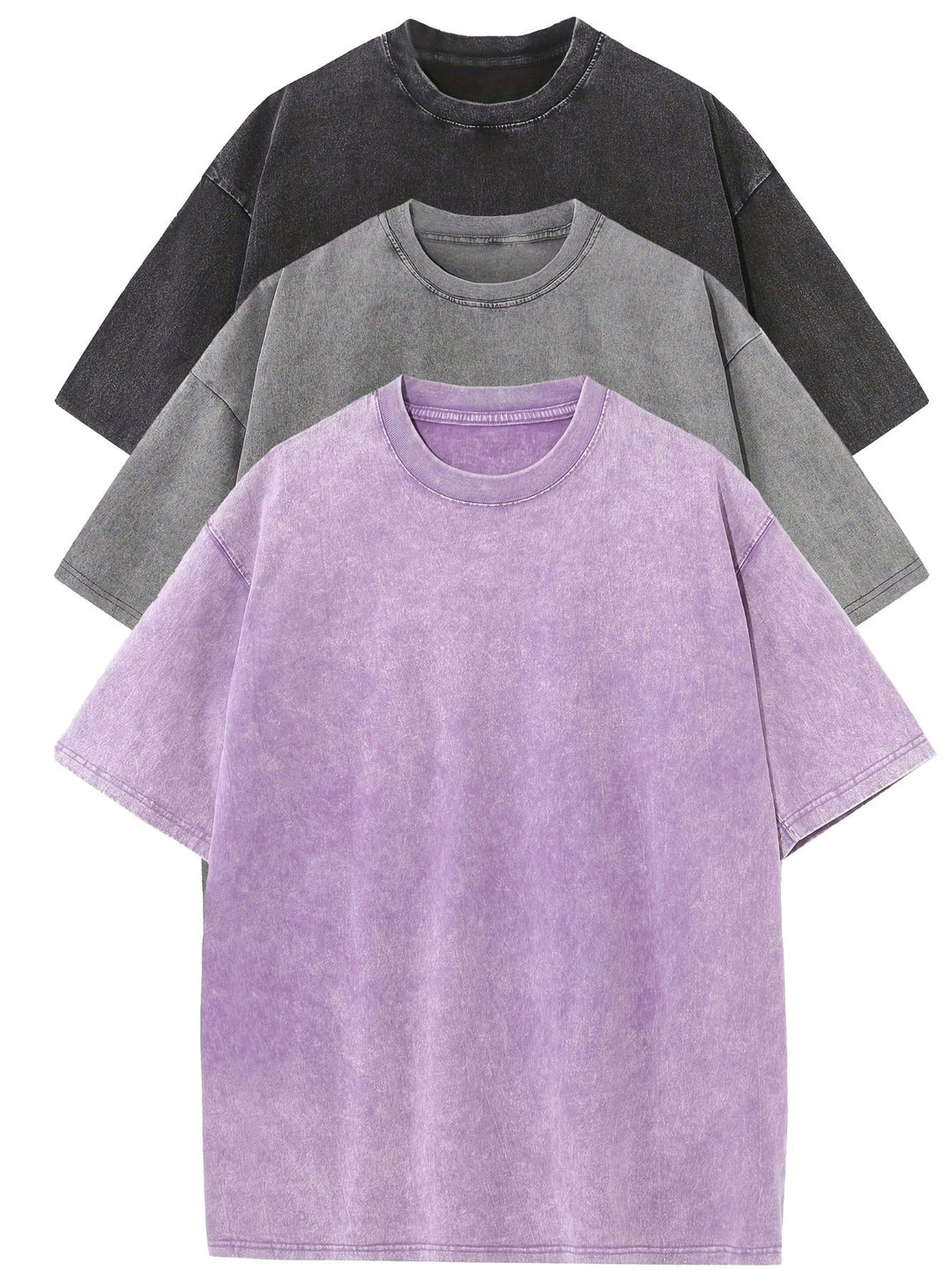 Vintém d'Ouro - Conjunto de t-shirts de algodão casual tamanho grande