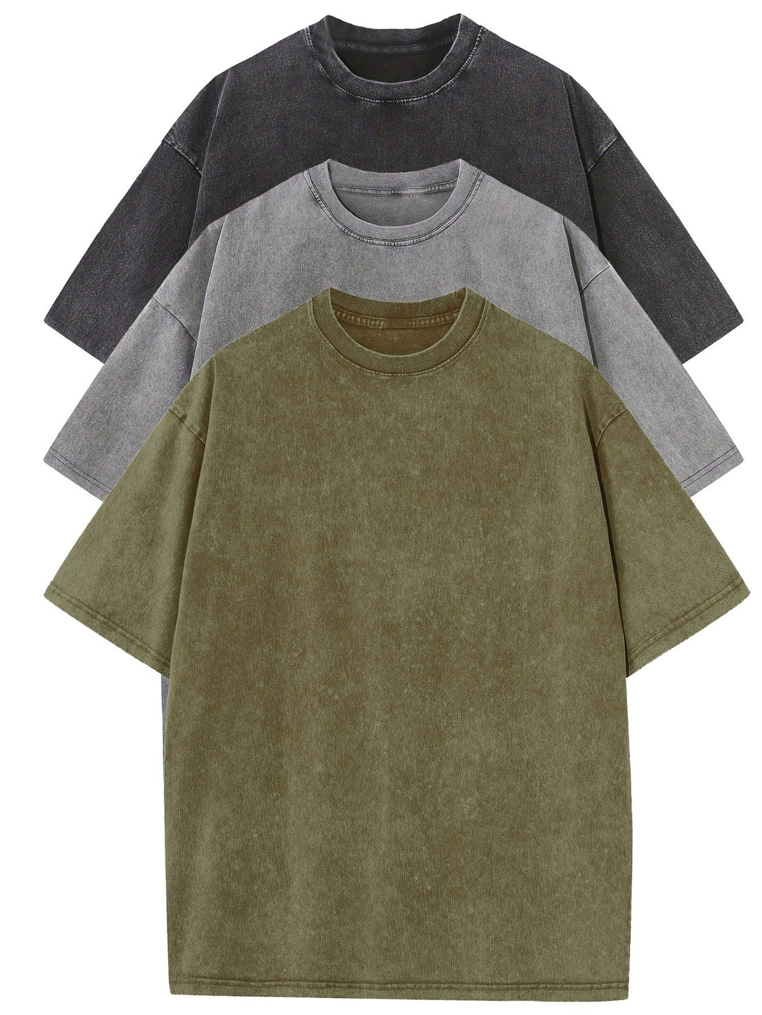 Vintém d'Ouro - Conjunto de t-shirts de algodão casual tamanho grande