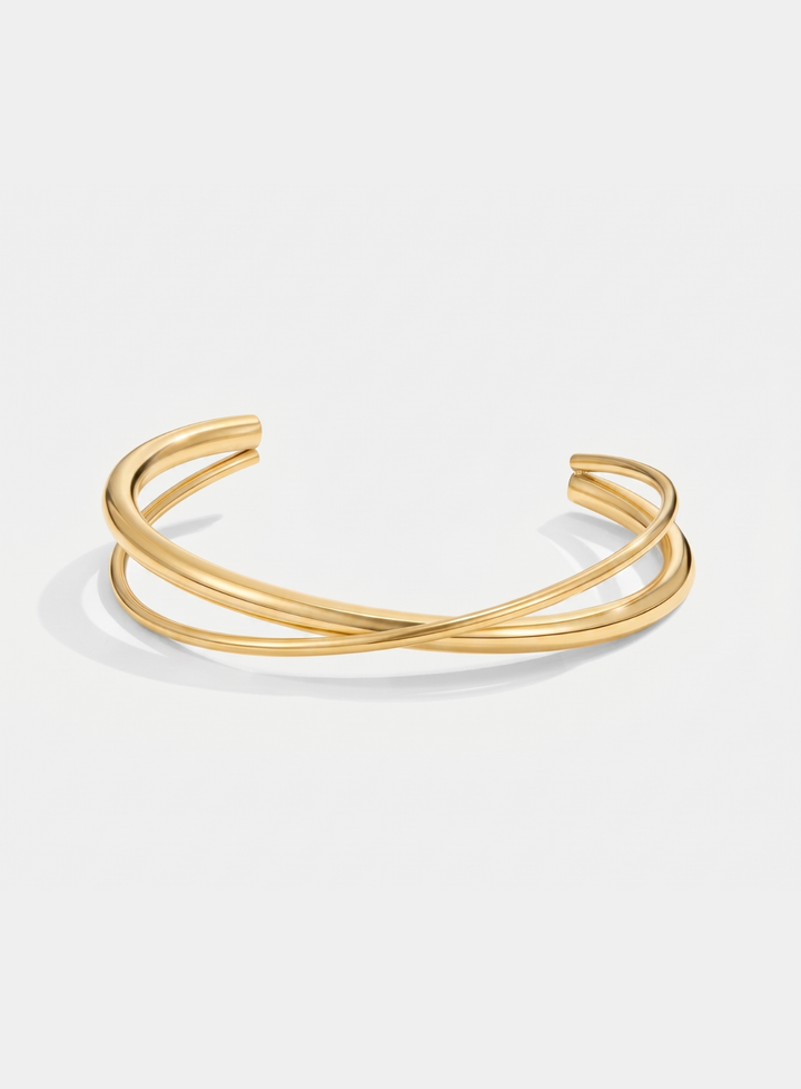 Vintém d'Ouro - Pulseira Linhas Cruzadas