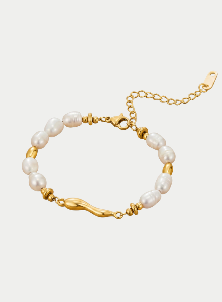 Vintém d'Ouro - Pulseira Onda Dourada