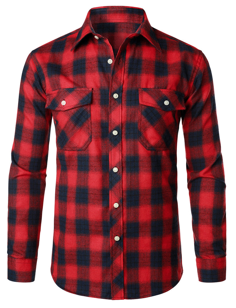 Vintém d'Ouro - Camisa xadrez elegante