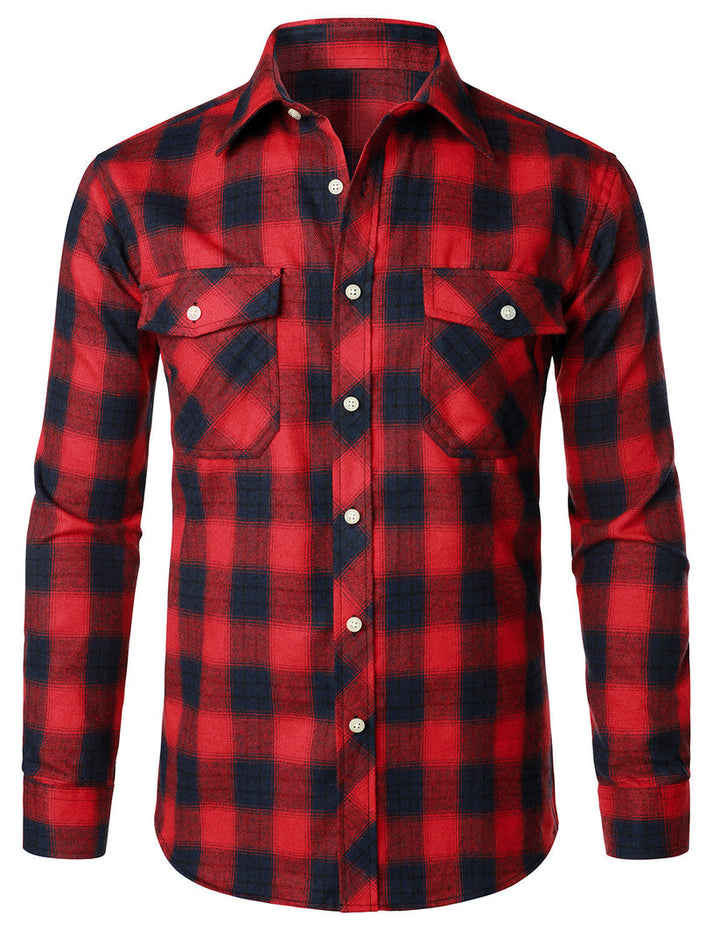 Vintém d'Ouro - Camisa xadrez elegante