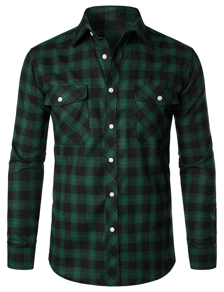 Vintém d'Ouro - Camisa xadrez elegante
