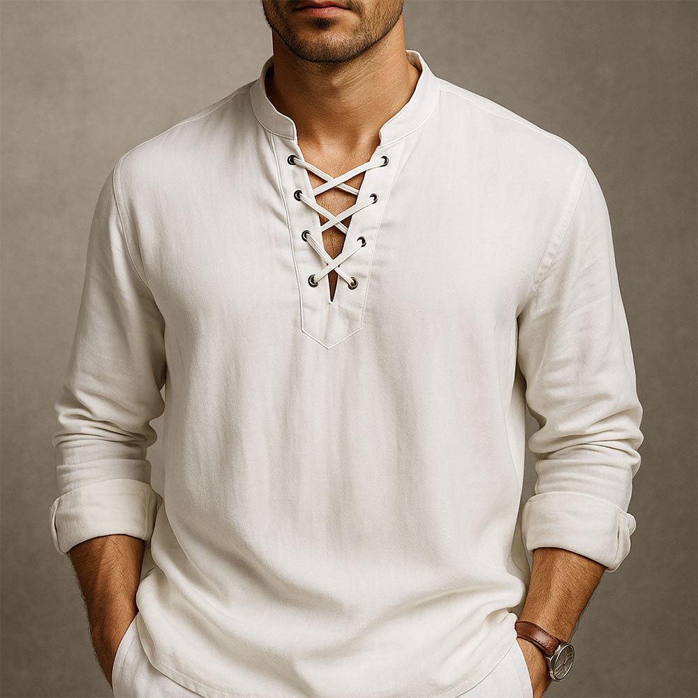 Vintém d'Ouro - Camisa de Praia Elegante