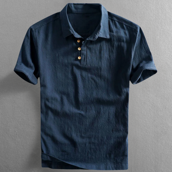 Vintém d'Ouro - Camisa pólo de linho