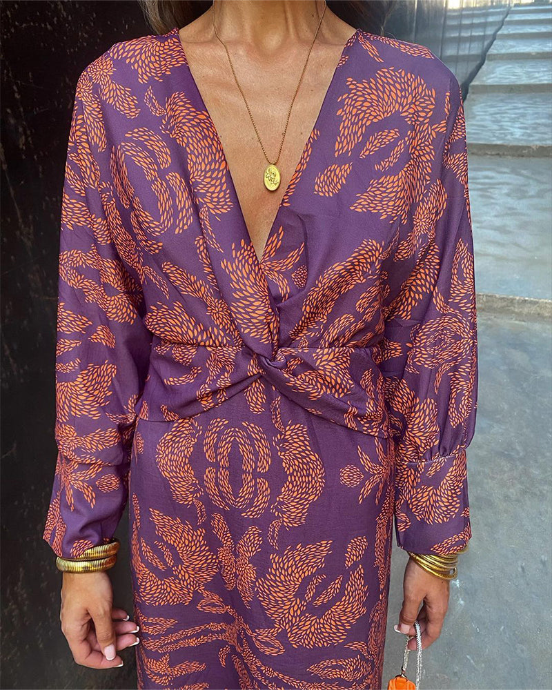 Vintém d'Ouro - Vestido midi sofisticação