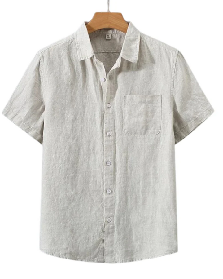 Vintém d'Ouro - Camisa de linho Santorini