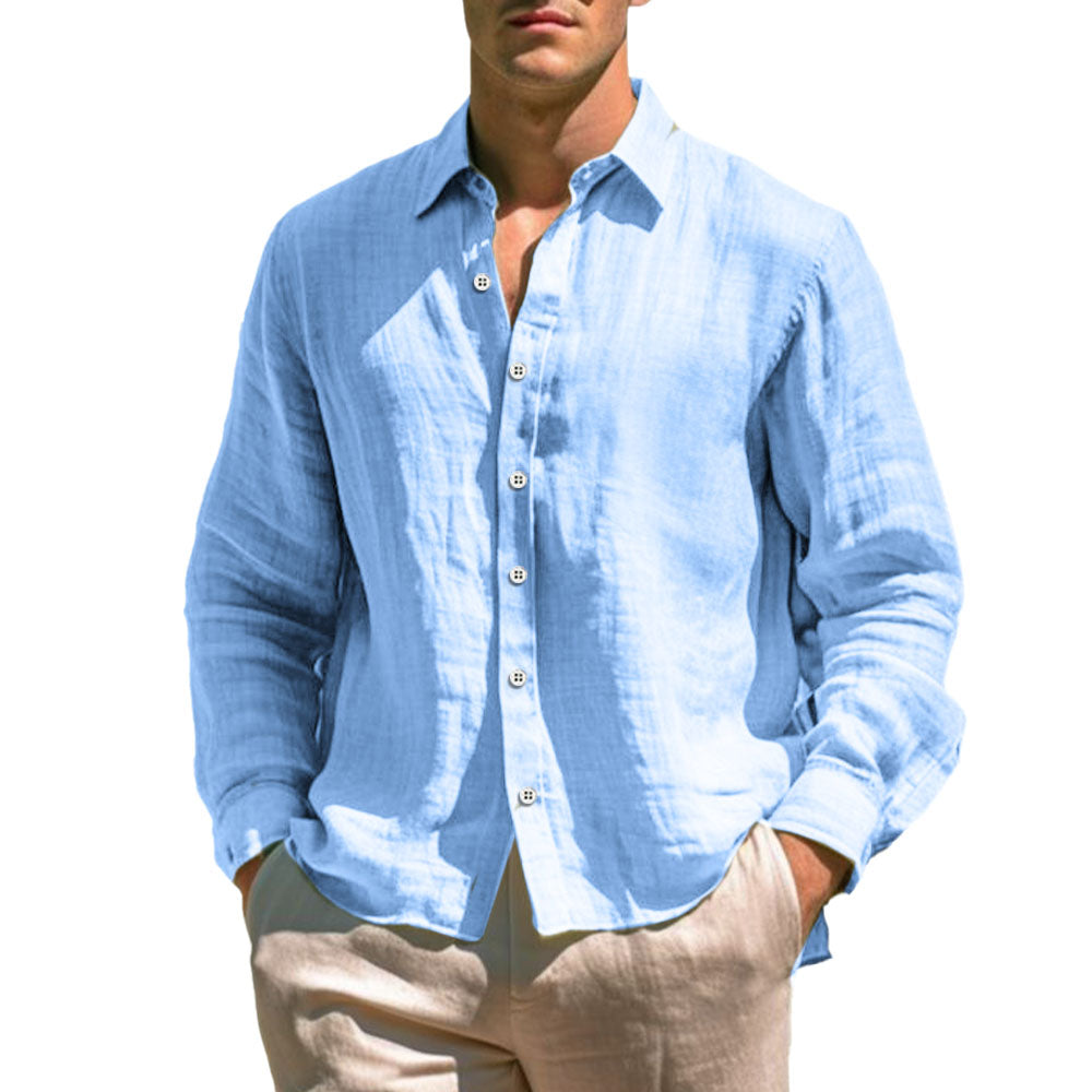 Vintém d'Ouro - Camisa casual de linho