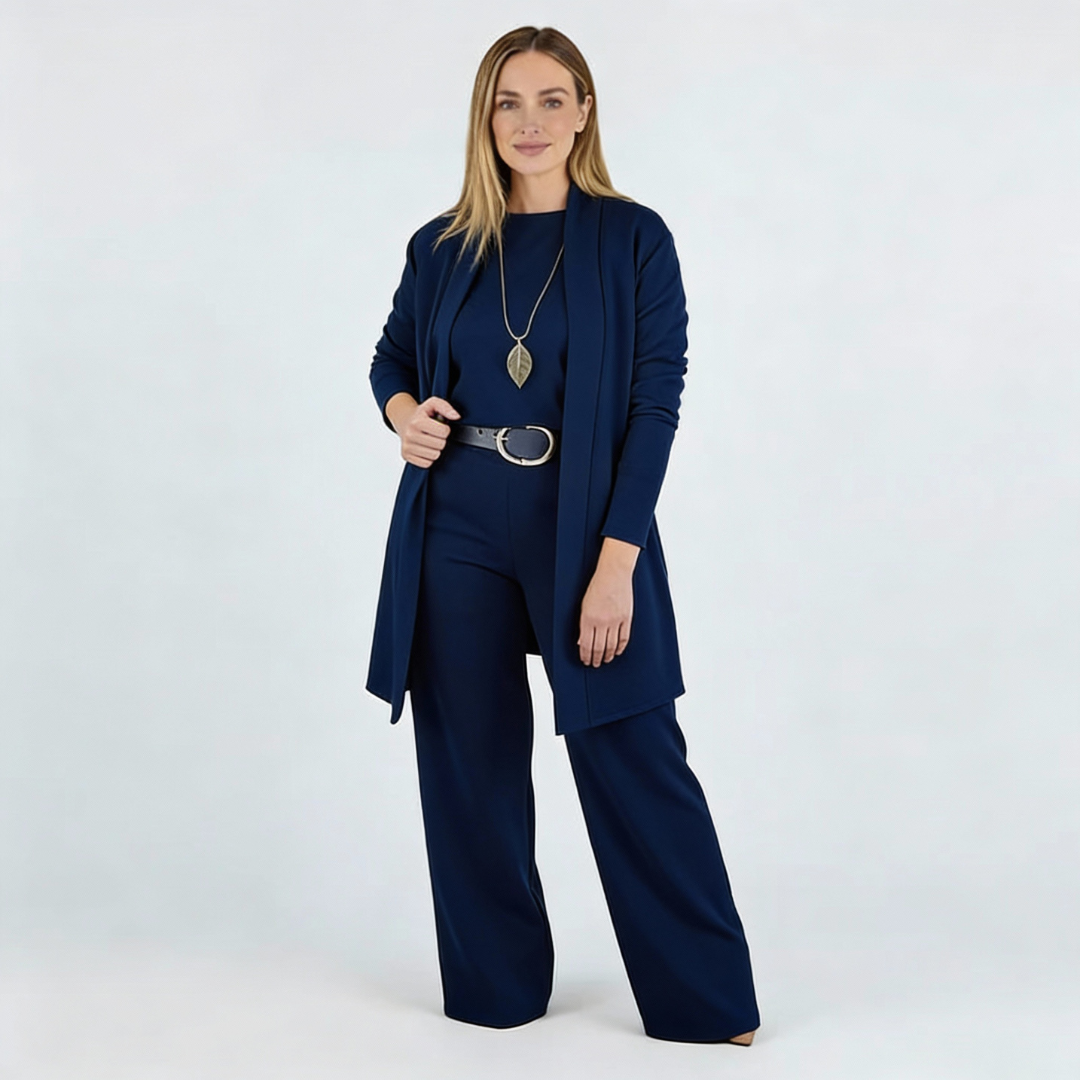 Vintém d'Ouro - Conjunto Premium de 3 Peças – Look Completo Elegante e Confortável