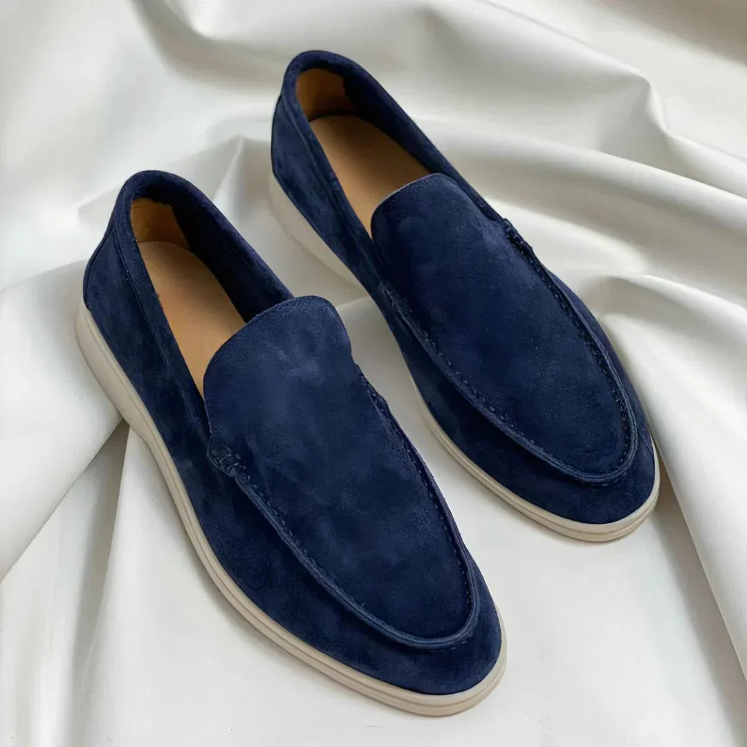 Vintém d'Ouro - Mocassins de camurça elegantes