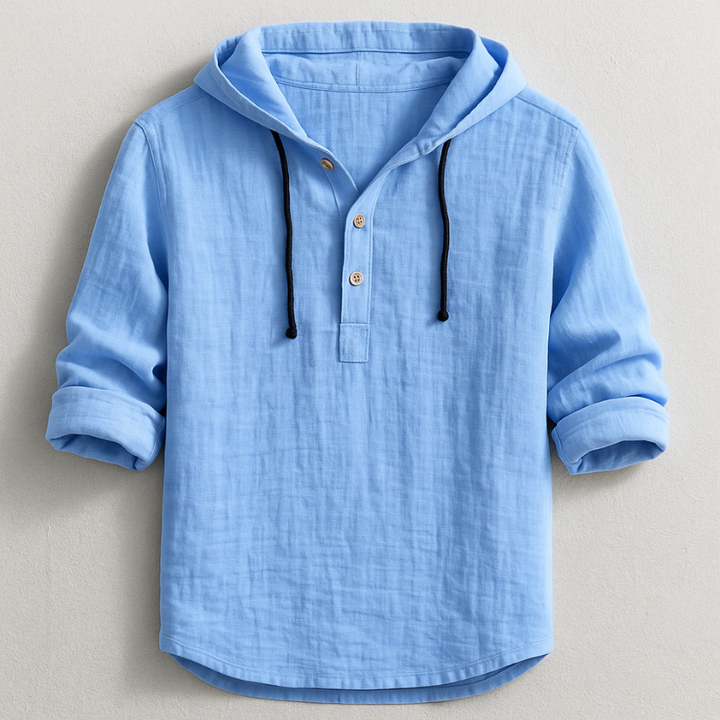 Vintém d'Ouro - Camisa elegante com capuz
