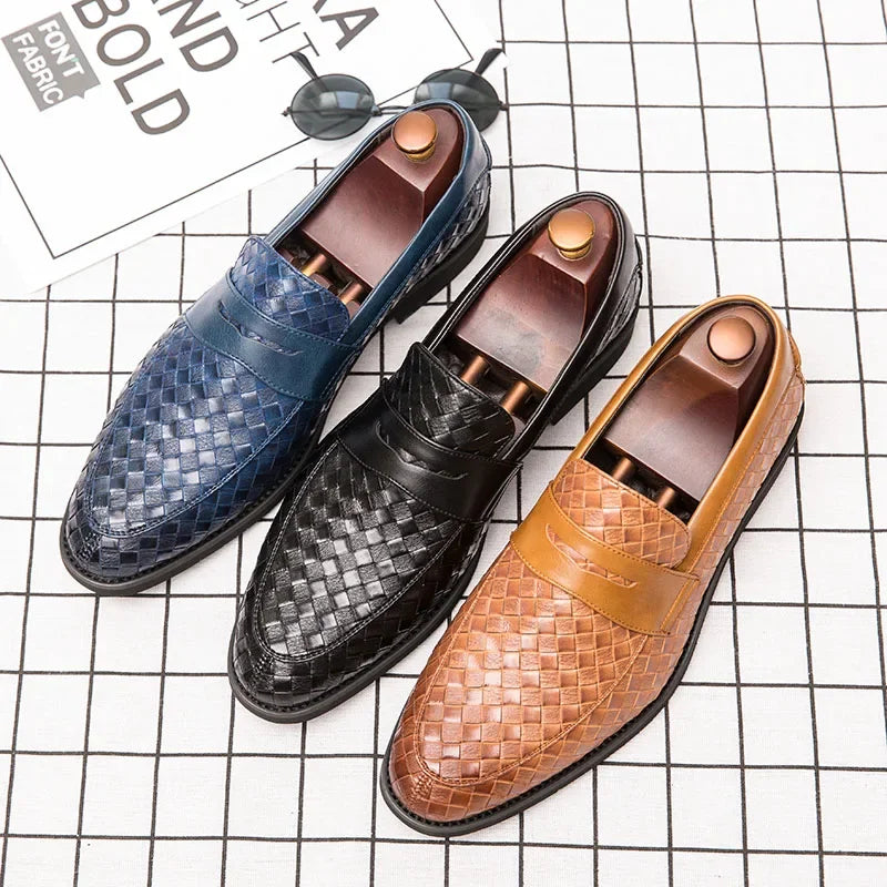 Vintém d'Ouro - Mocassins elegantes em tecido