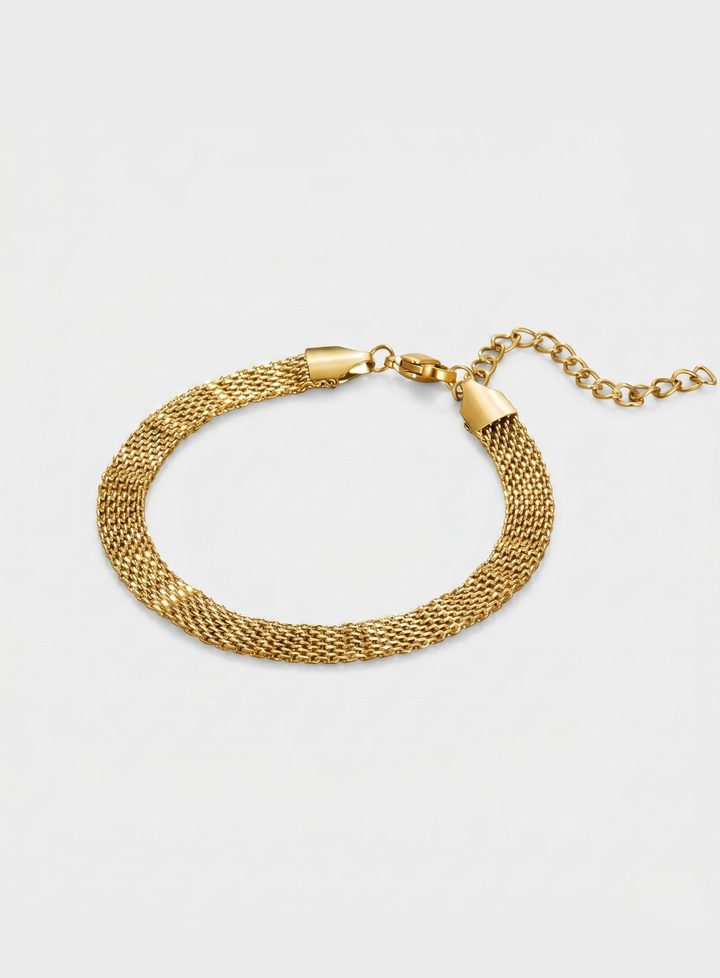 Vintém d'Ouro - Pulseira Brilho Entrelaçado