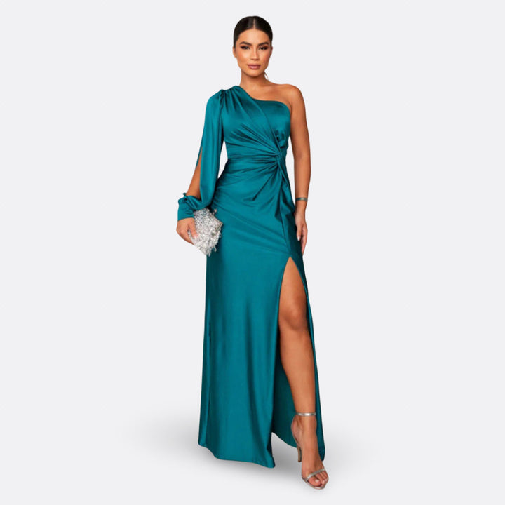 Vintém d'Ouro - Vestido Maxi Elegante