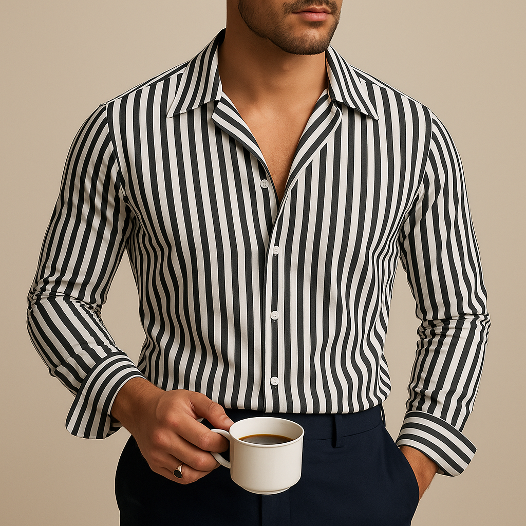 Vintém d'Ouro - Camisa listrada Florence