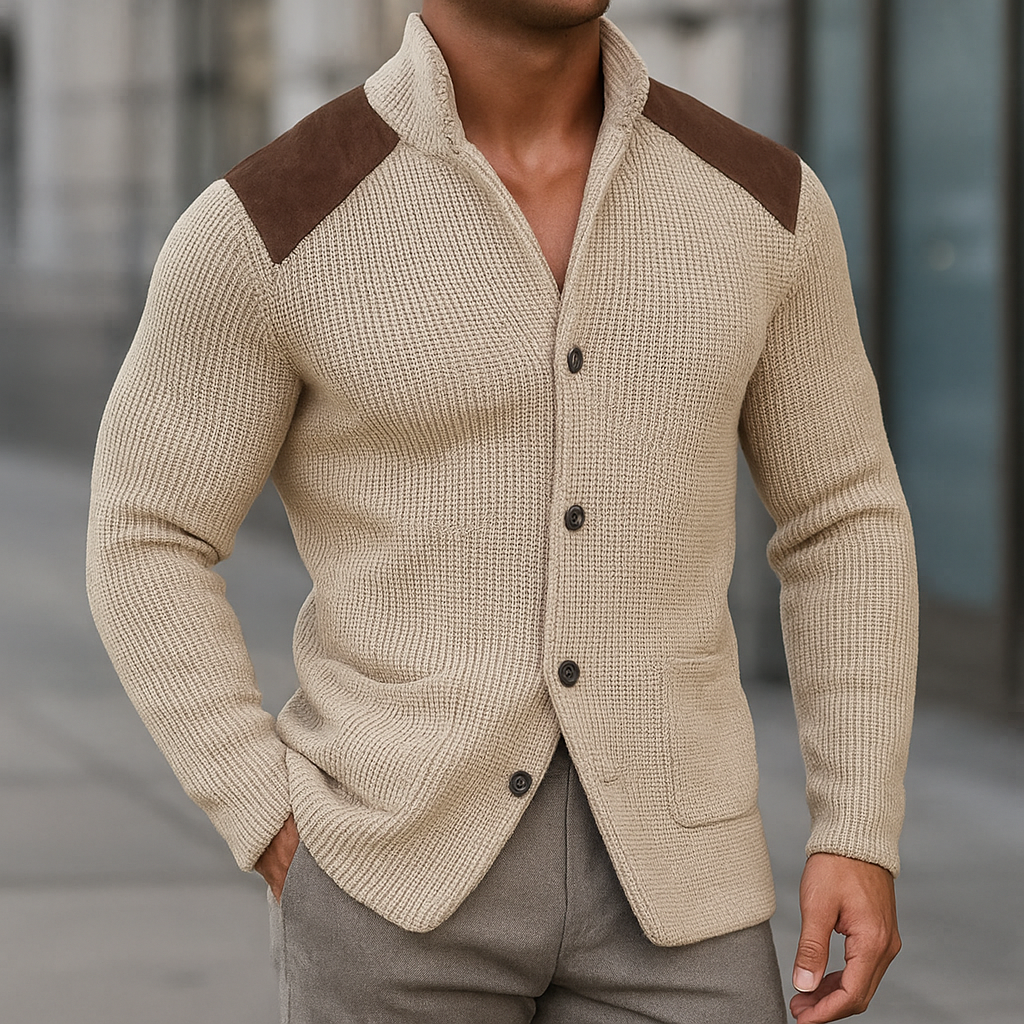 Vintém d'Ouro - Blazer de malha elegante