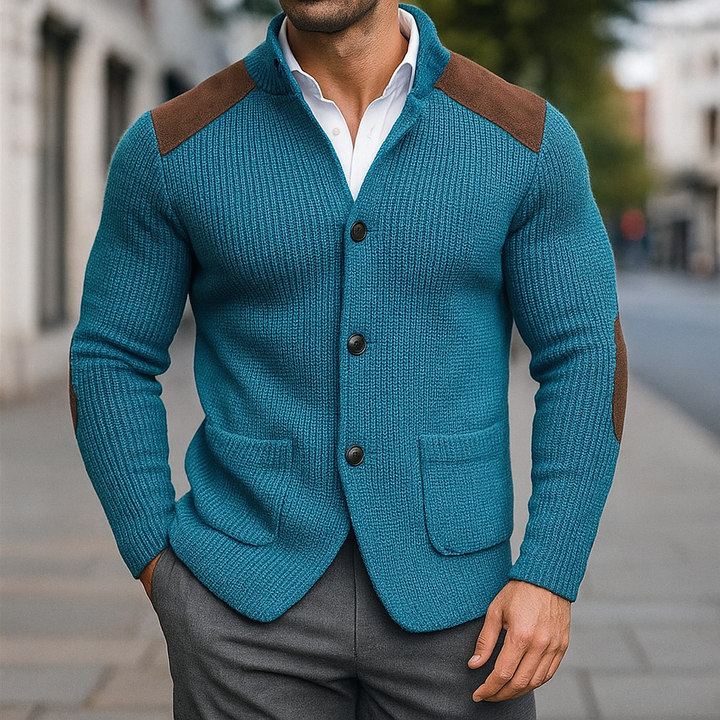 Vintém d'Ouro - Blazer de malha elegante
