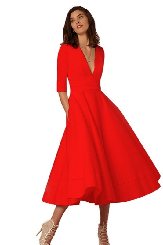 Vintém d'Ouro - Vestido Midi Feminino