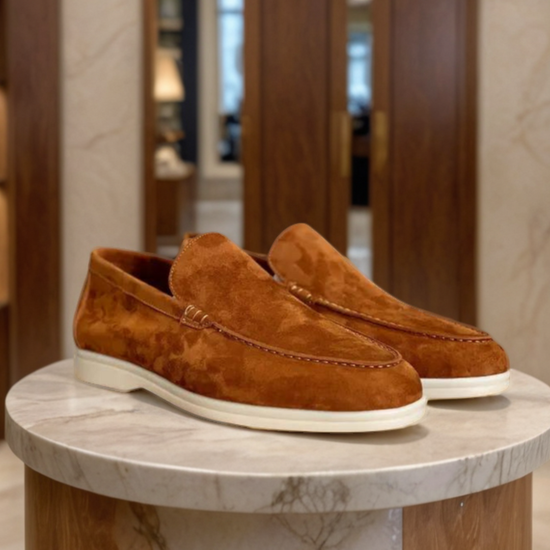 Vintém d'Ouro - Mocassins de camurça premium
