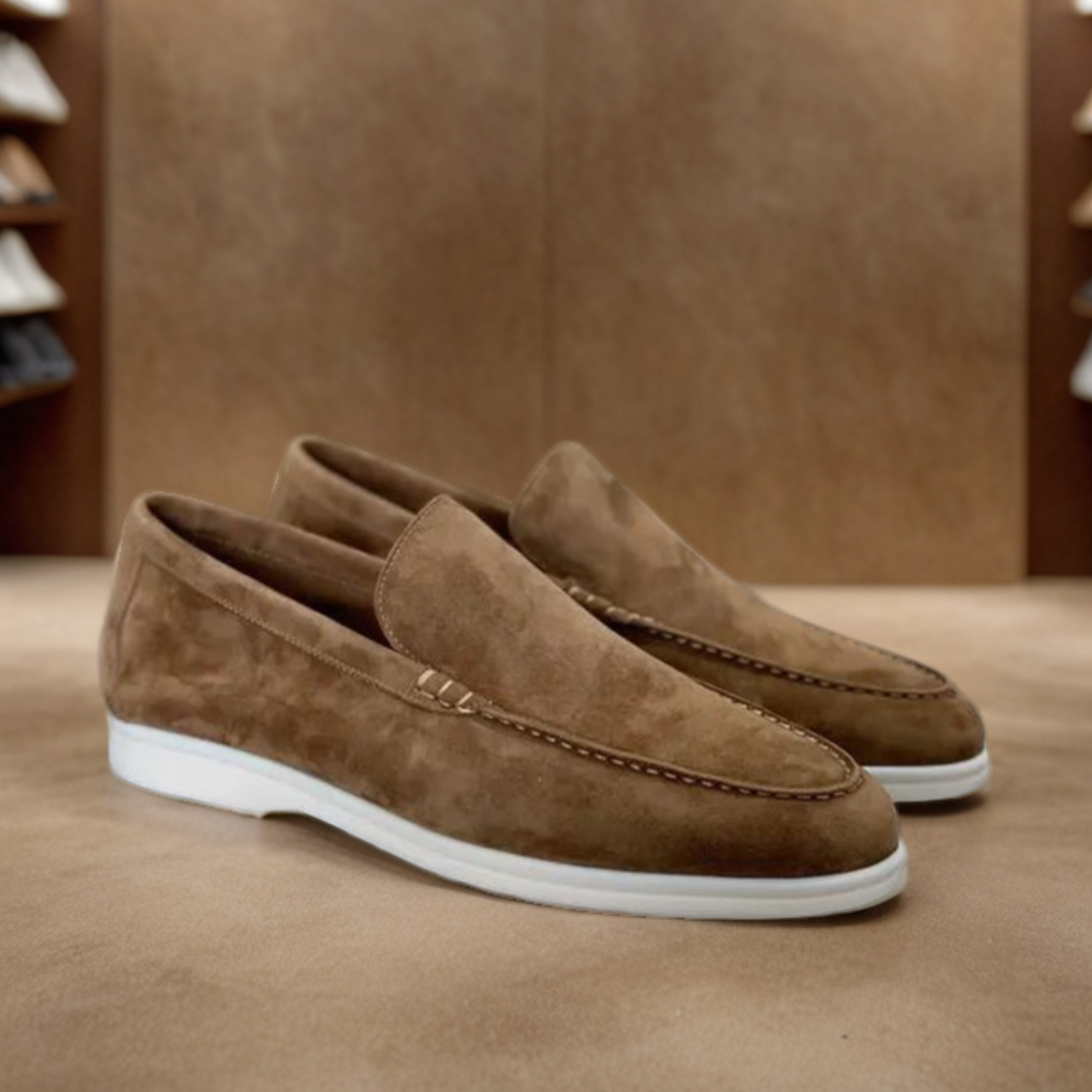 Vintém d'Ouro - Mocassins de camurça premium