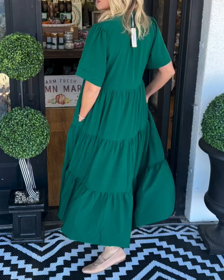 Vintém d'Ouro - Vestido Maxi Fluido