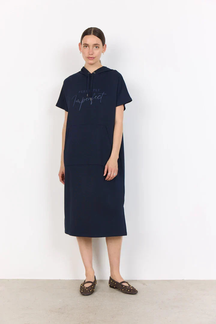 Vintém d'Ouro - Vestido casual com capuz