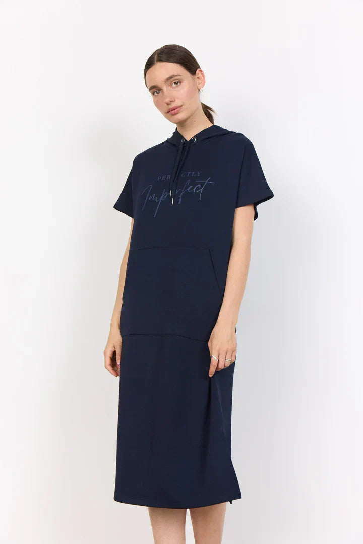 Vintém d'Ouro - Vestido casual com capuz