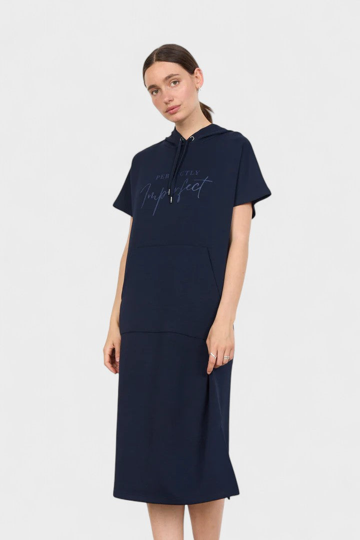 Vintém d'Ouro - Vestido casual com capuz