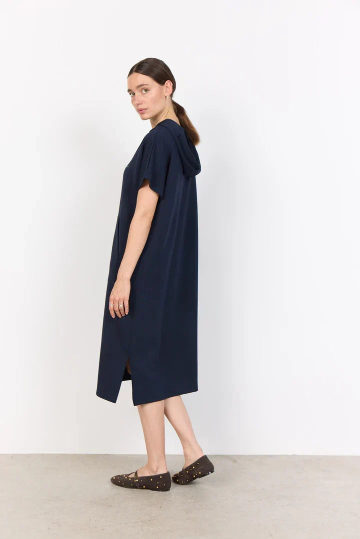 Vintém d'Ouro - Vestido casual com capuz