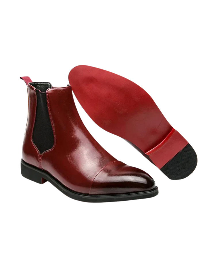 Vintém d'Ouro - Botas Chelsea em pele Premium
