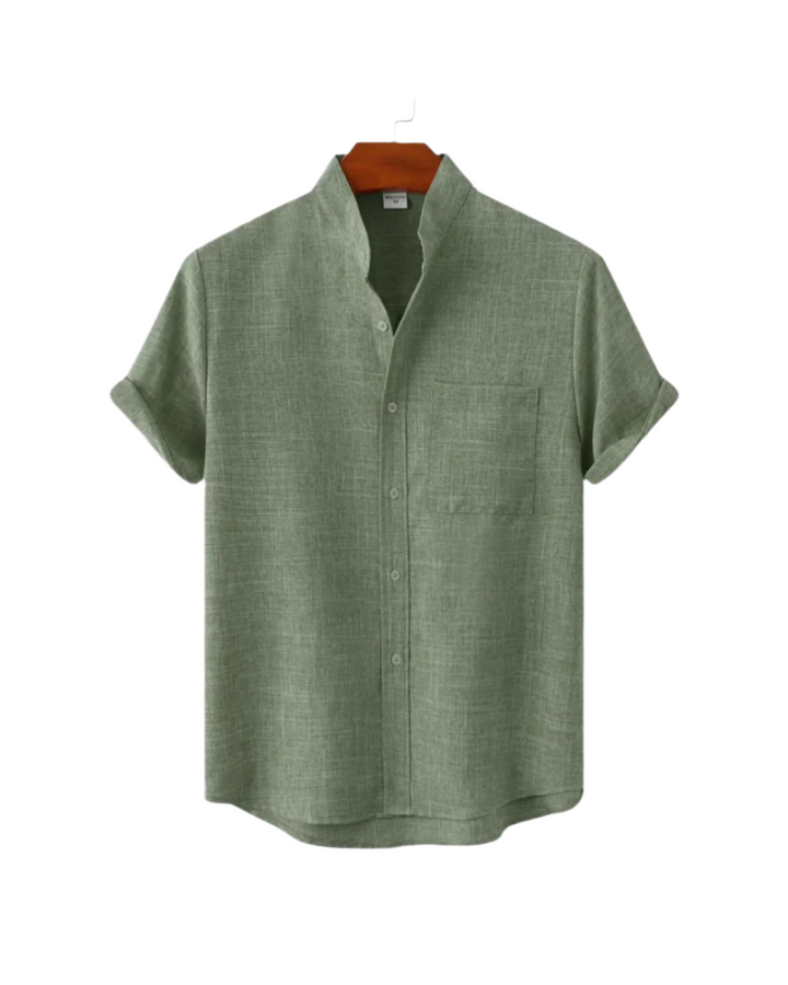 Vintém d'Ouro - Camisa de linho de manga curta