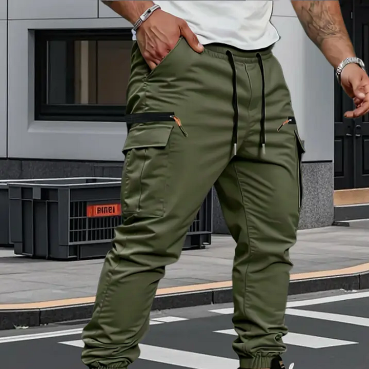 Vintém d'Ouro - Calça Jogger Utilitária Stretch