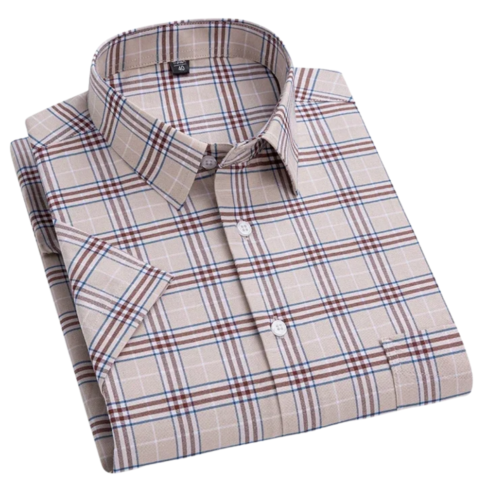 Vintém d'Ouro - Camisa de manga curta em algodão