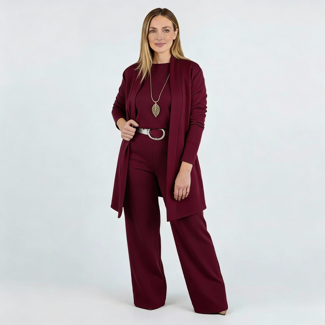 Vintém d'Ouro - Conjunto Premium de 3 Peças – Look Completo Elegante e Confortável