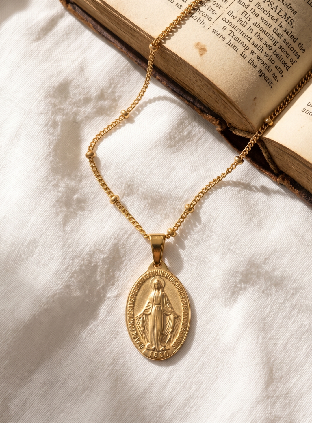 Vintém d'Ouro - Colar com Medalha Milagrosa